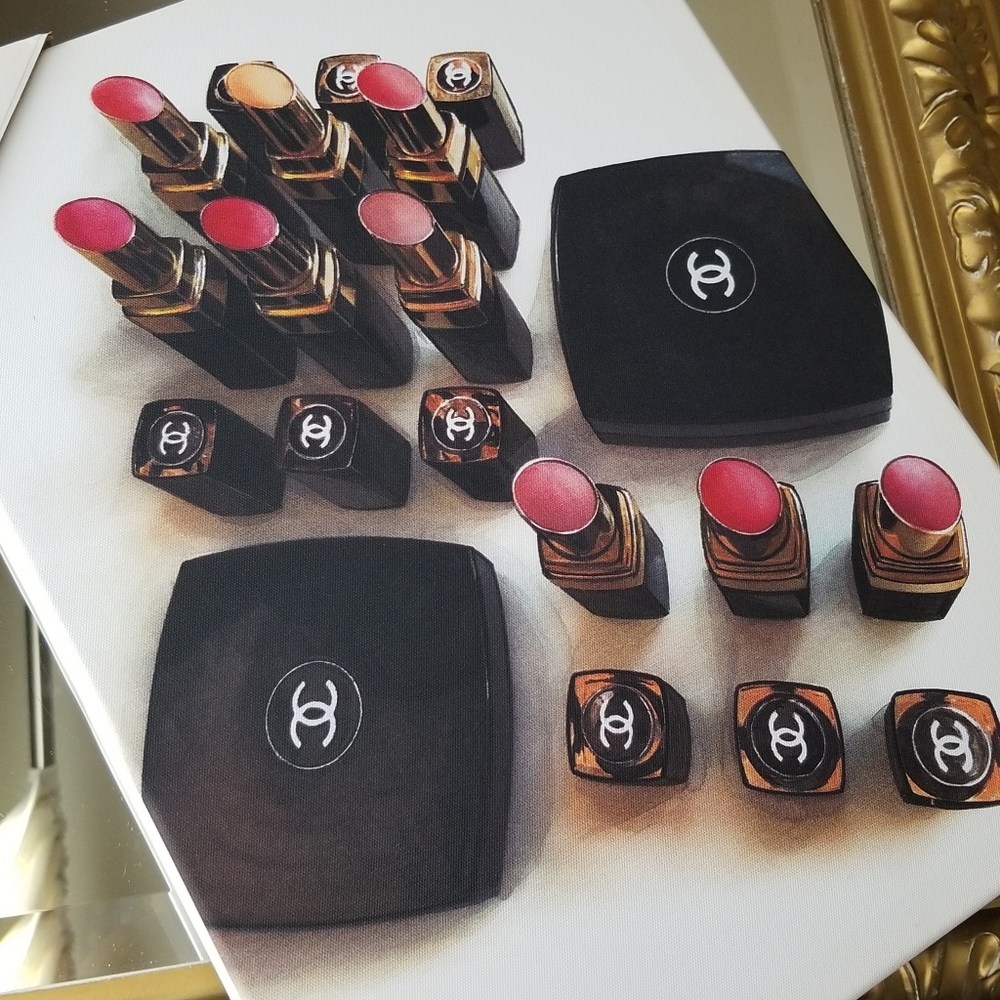 ❗Luxury Cosmetics CC Canvas Wall Art❗